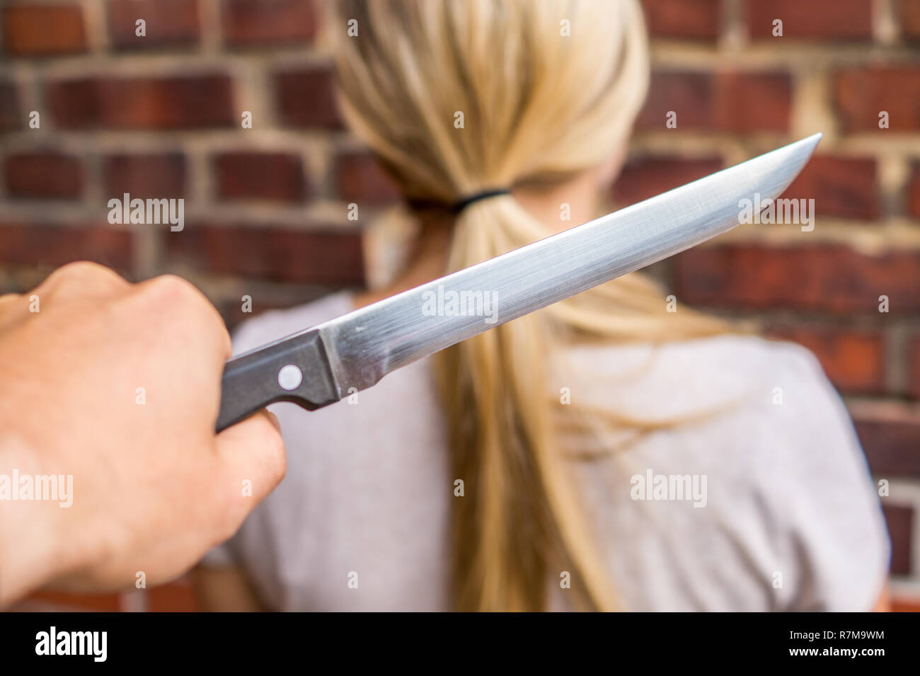 Terror on the street Stock Photo