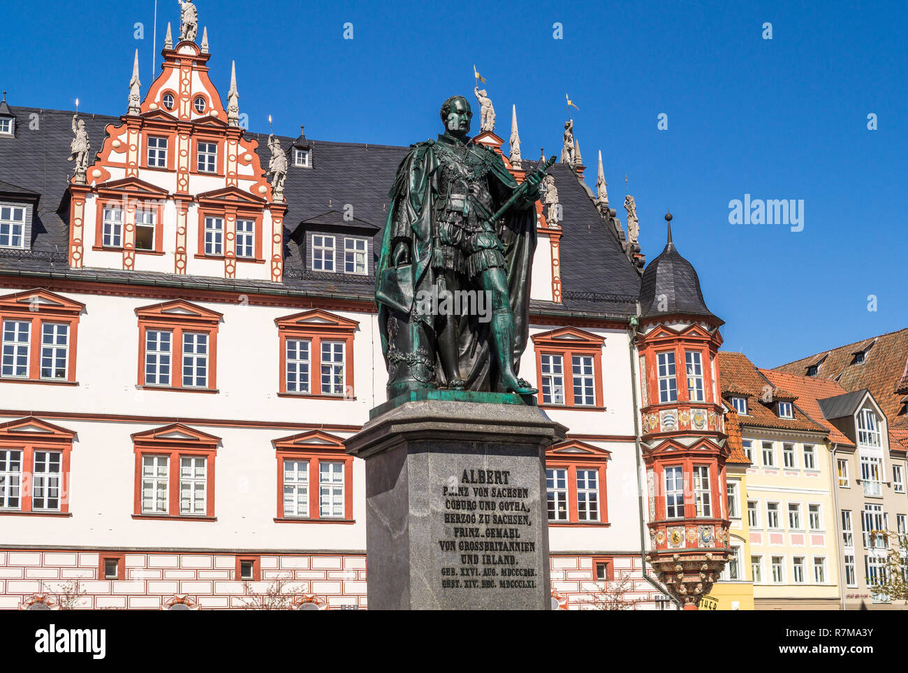 Prince Albert Memorial in Coburg Stock Photo