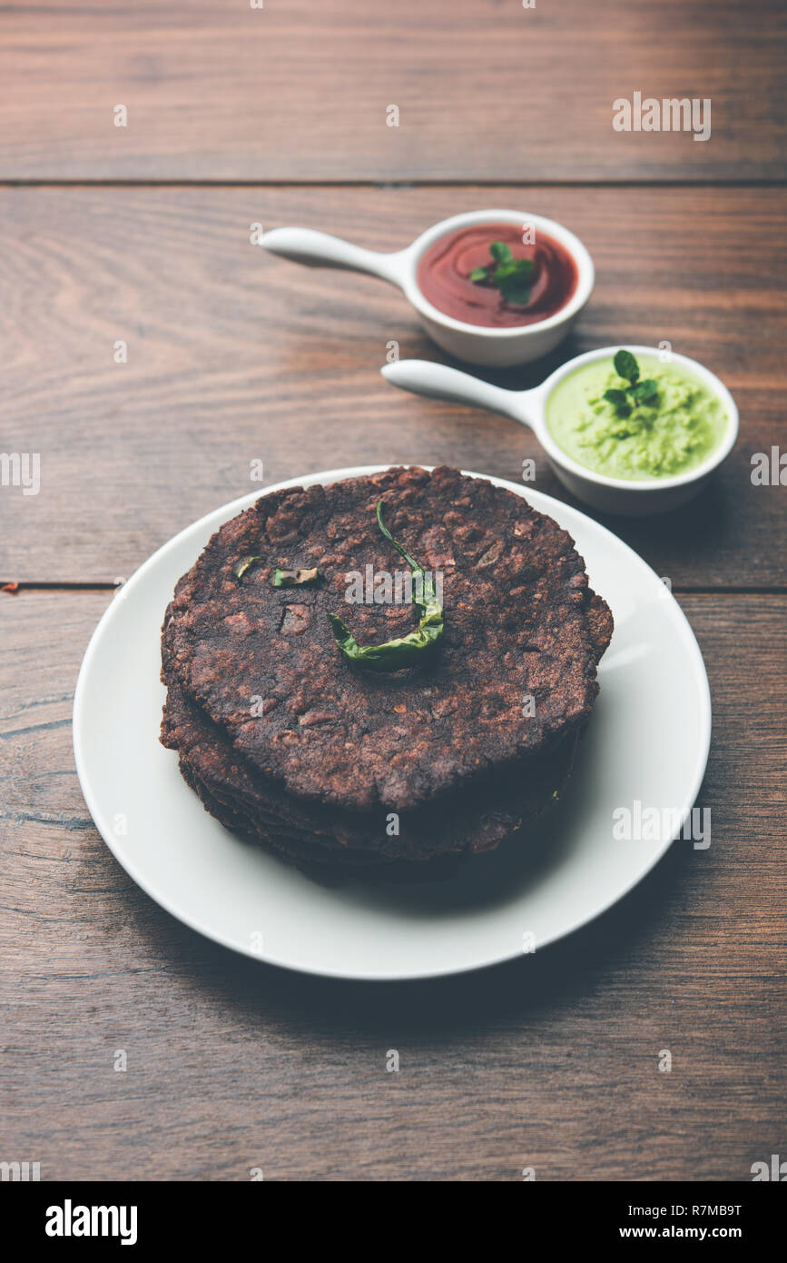 Ragi roti or flat Bread made using finger millet is a healthy and tasty