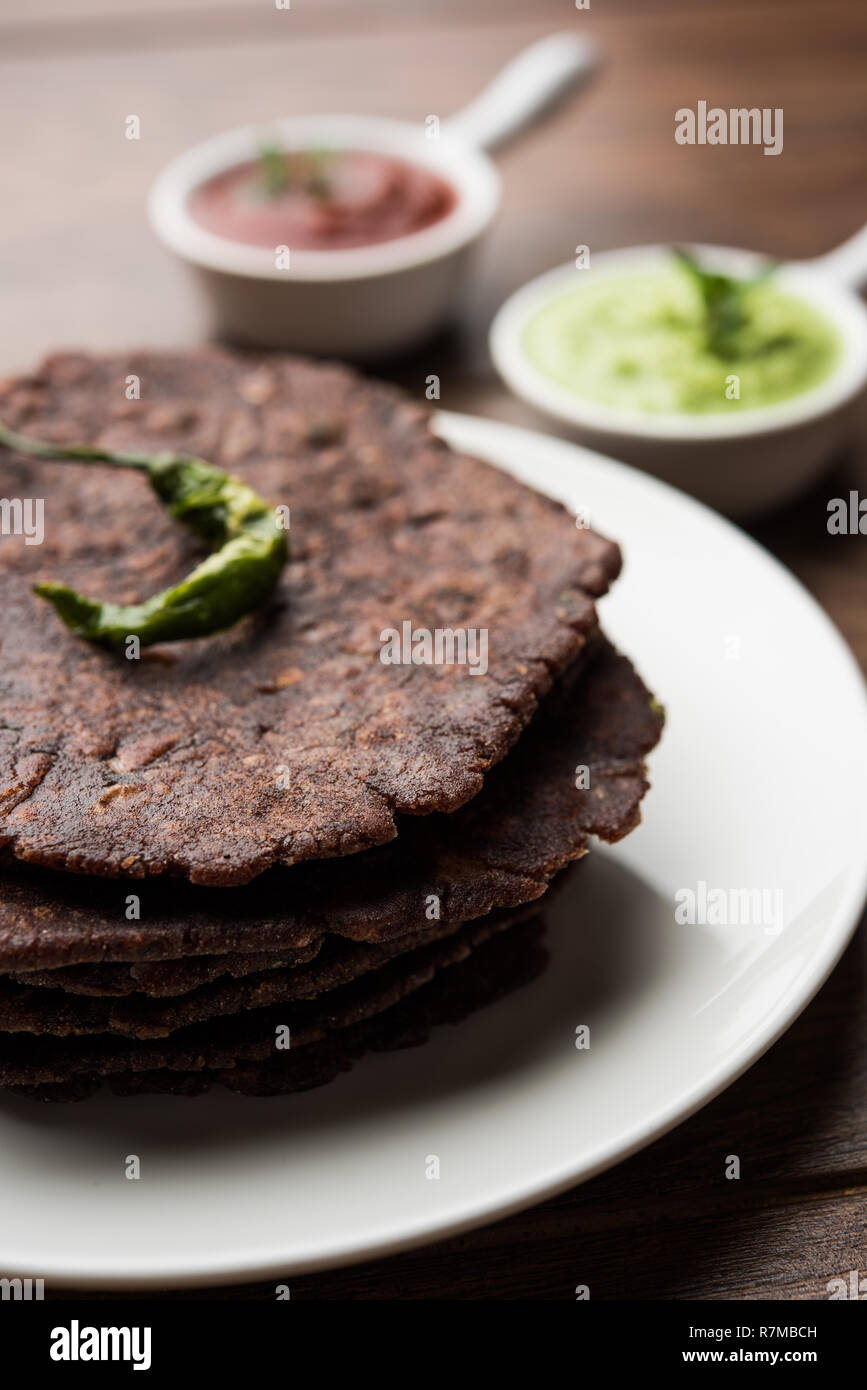 Ragi roti or flat Bread made using finger millet is a healthy and tasty