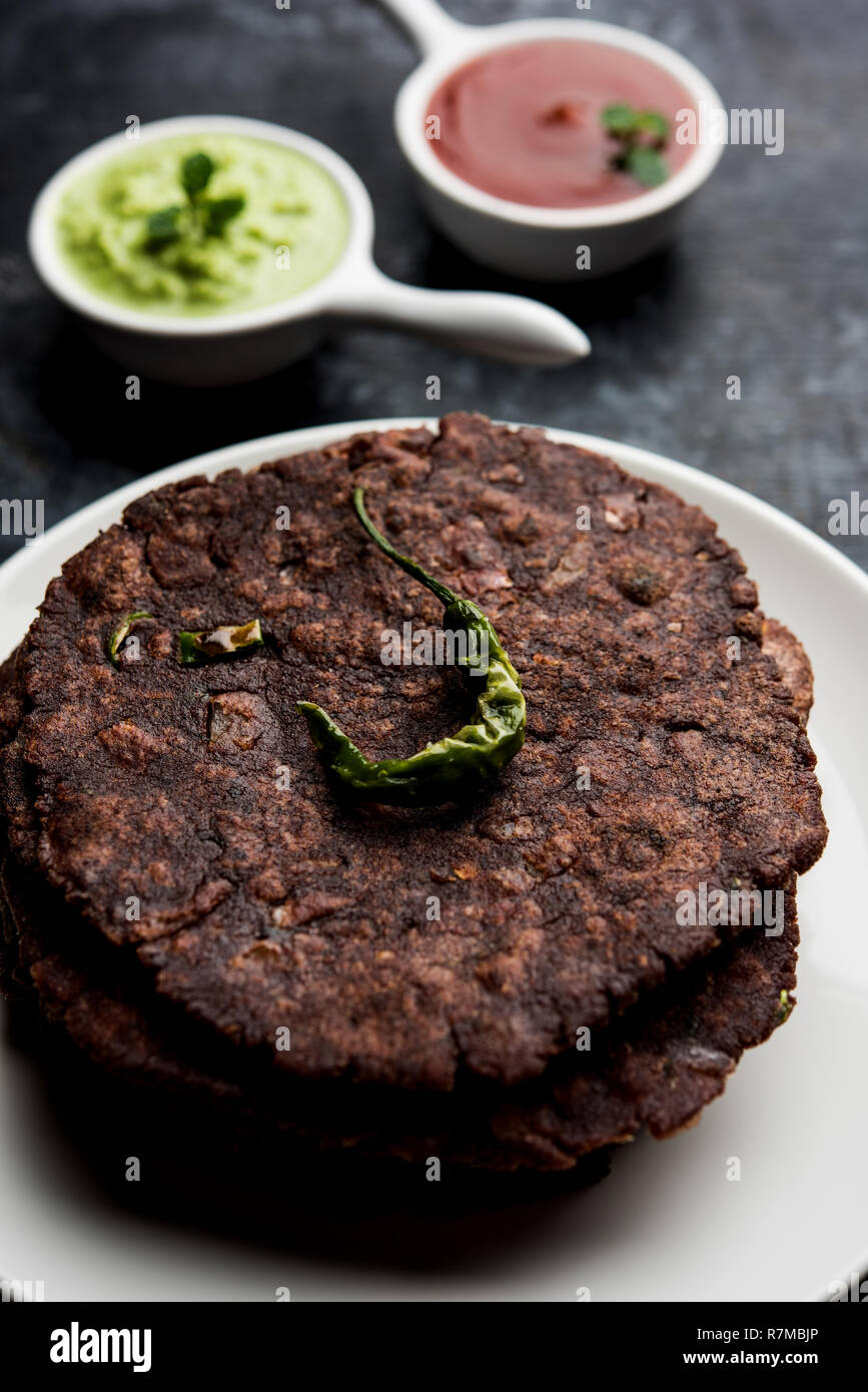 Ragi roti or flat Bread made using finger millet is a healthy and tasty ...