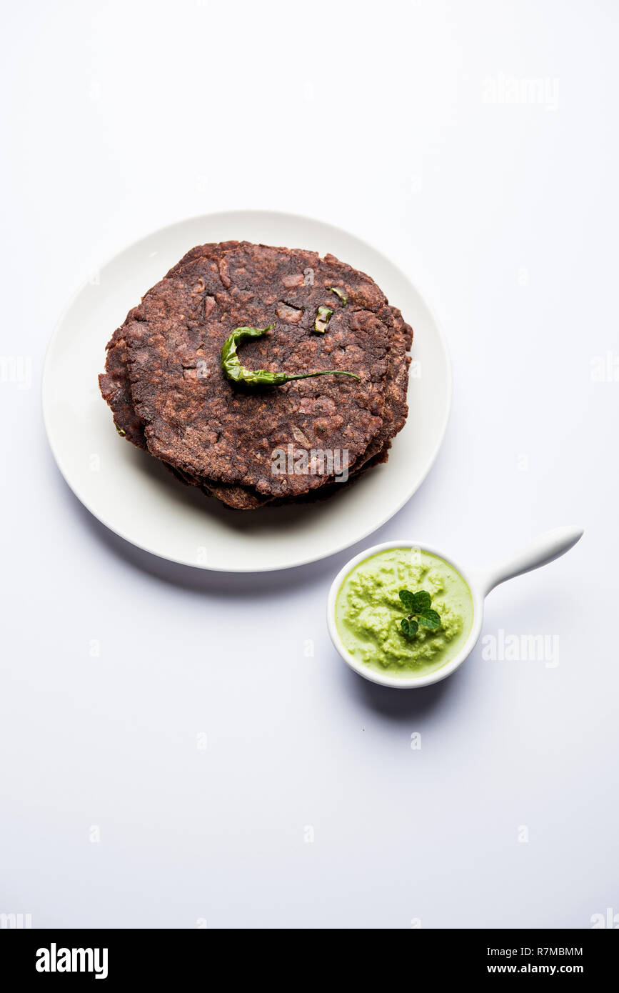Ragi roti or flat Bread made using finger millet is a healthy and tasty