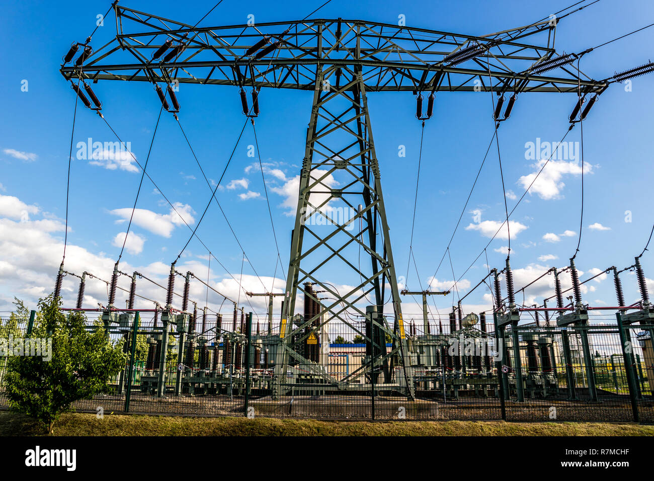 substation alternative energy Stock Photo