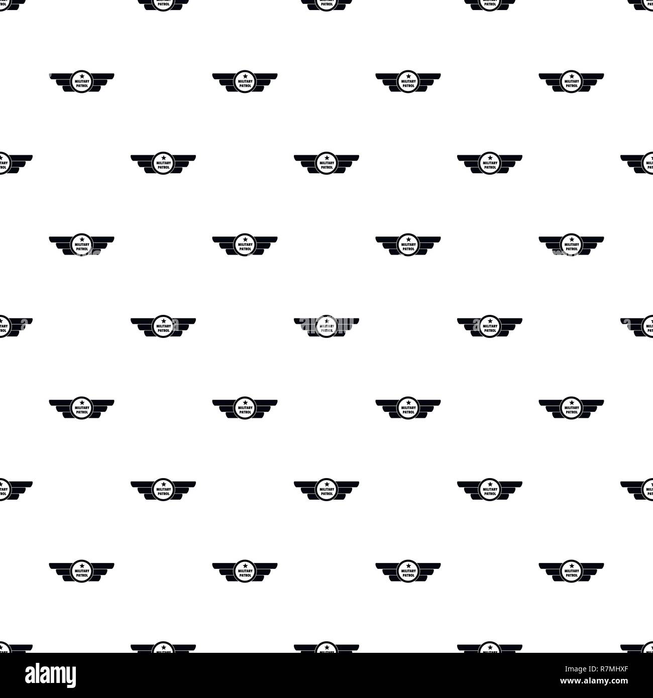 Military patrol pattern seamless vector repeat geometric for any web design Stock Vector