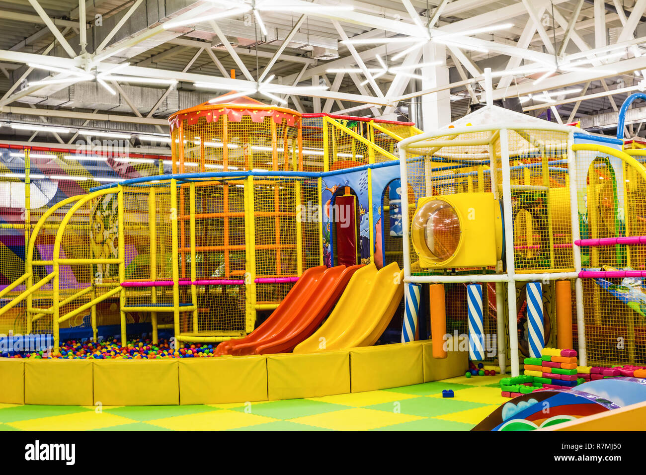 Kyiv, Ukraine December 8, 2018 Children's entertainment center