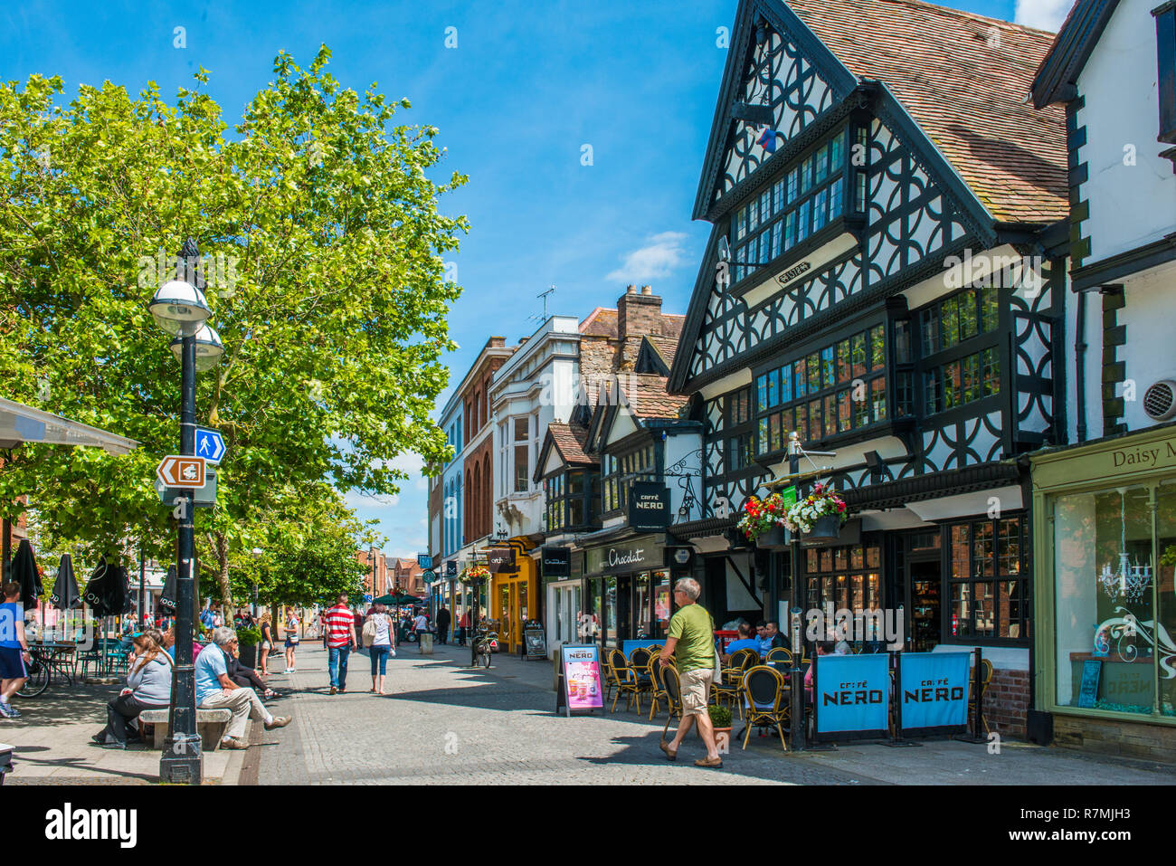 Taunton, Somerset, uk, in Summer Stock Photo