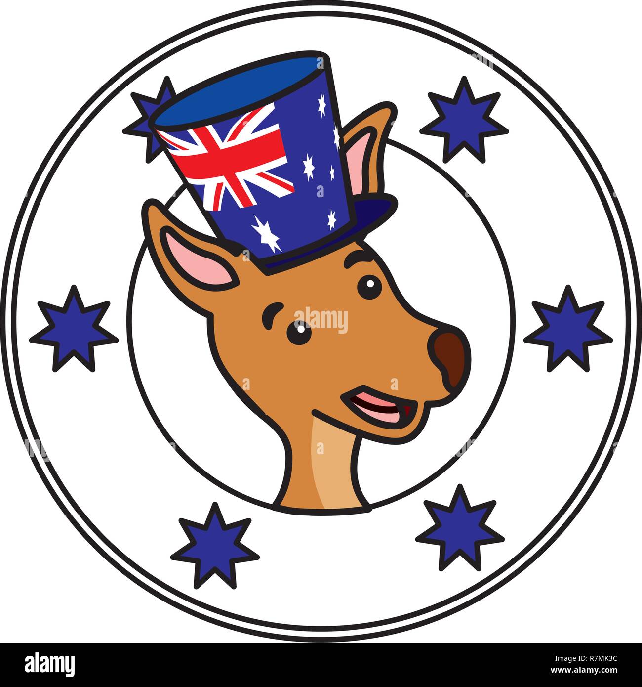 Kangaroo symbol cheap on hat