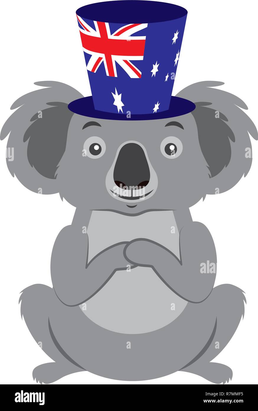 koala with hat australian celebration Stock Vector Image & Art Alamy