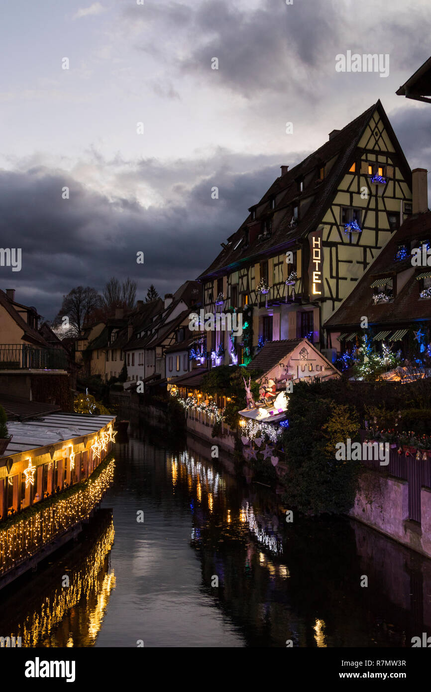 Heritage house night colmar alsace hi-res stock photography and images ...