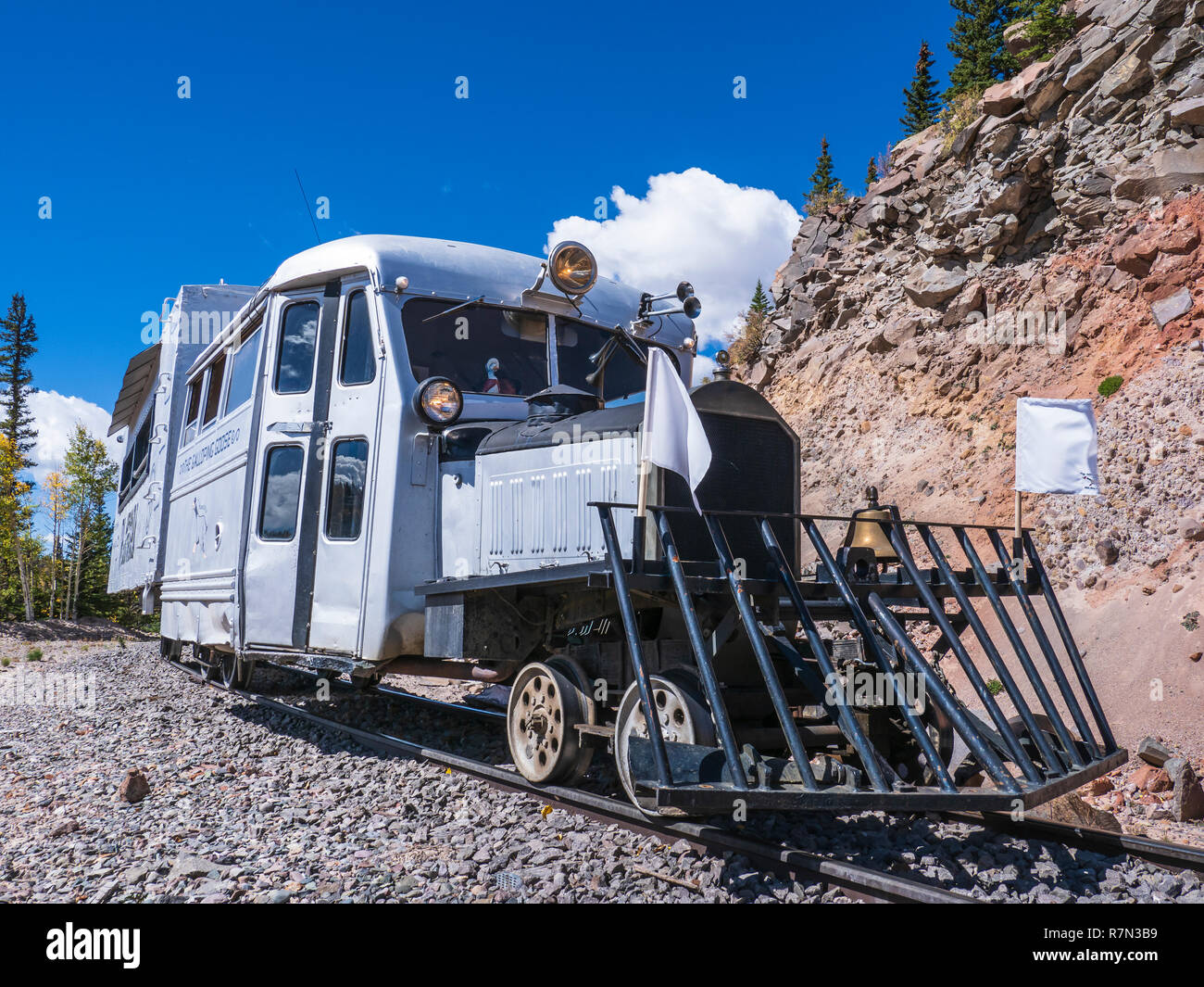 Galloping Goose 5 above Toltec Cumbres & Toltec Scenic Railroad