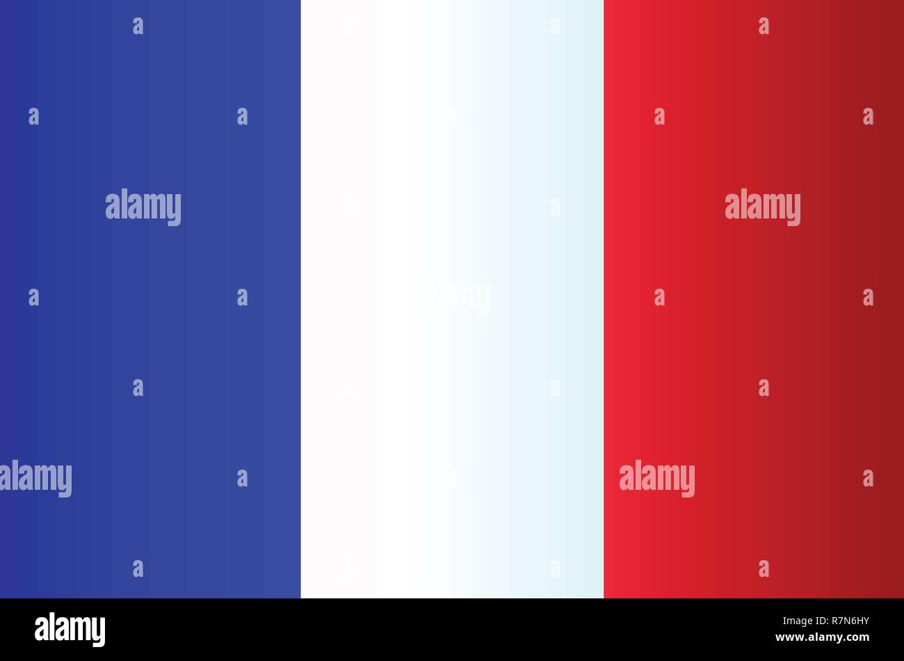 The National Flag Of France In Red White And Blue Stripes Stock