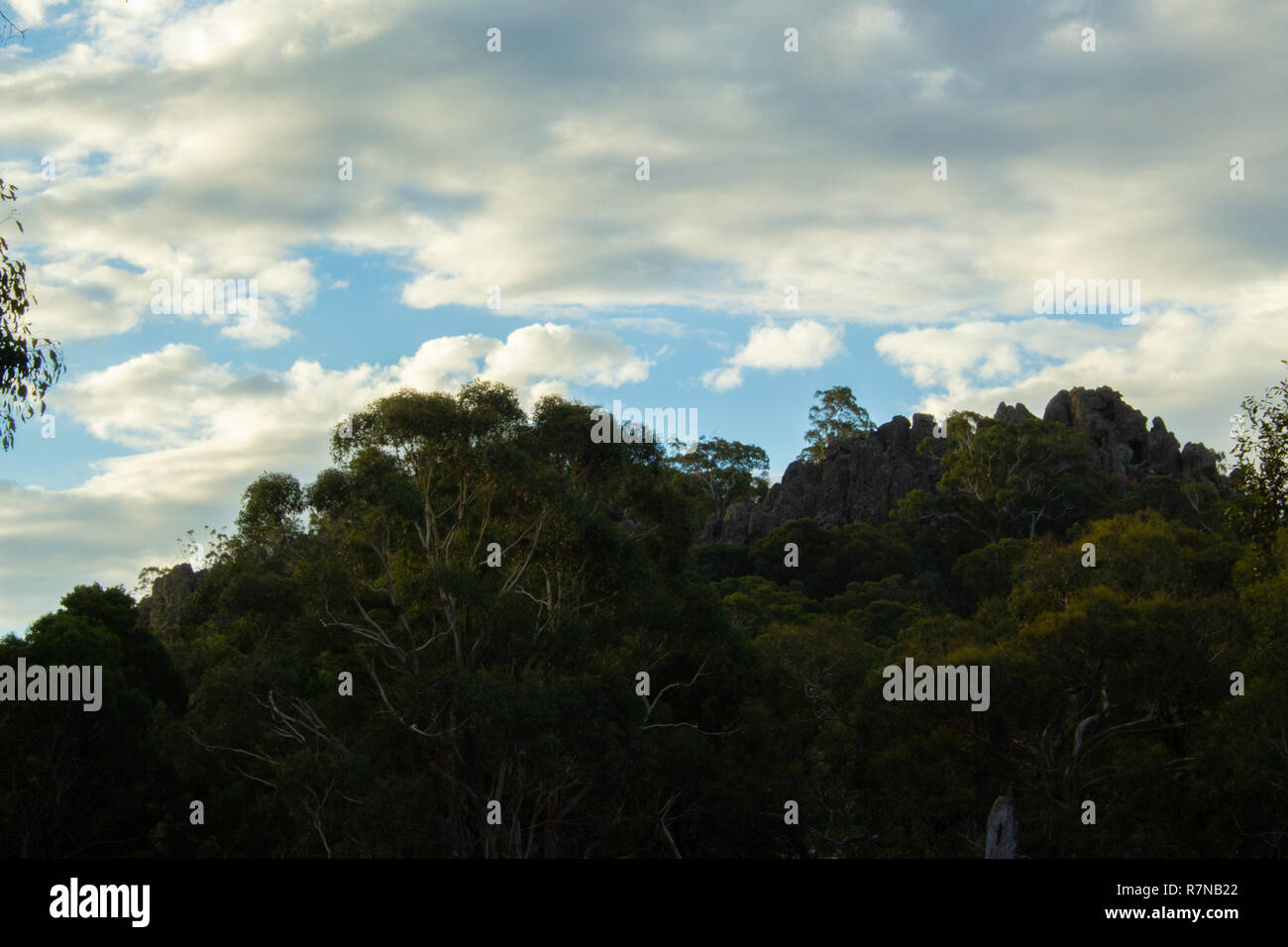 Hanging Rock - Tourism in Australia Stock Photo - Alamy