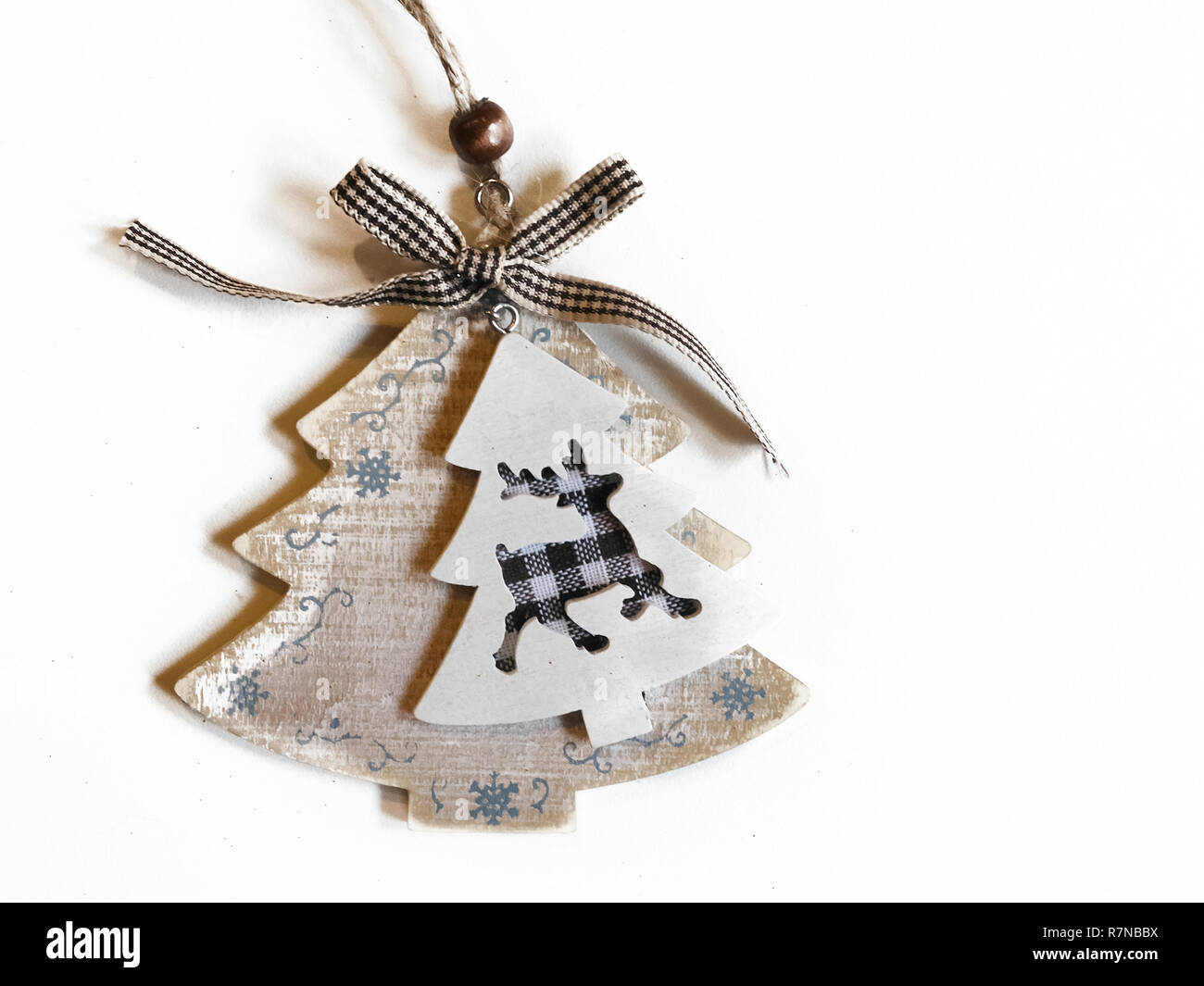 Shot of a decoration commonly used to adorn Christmas trees Stock Photo
