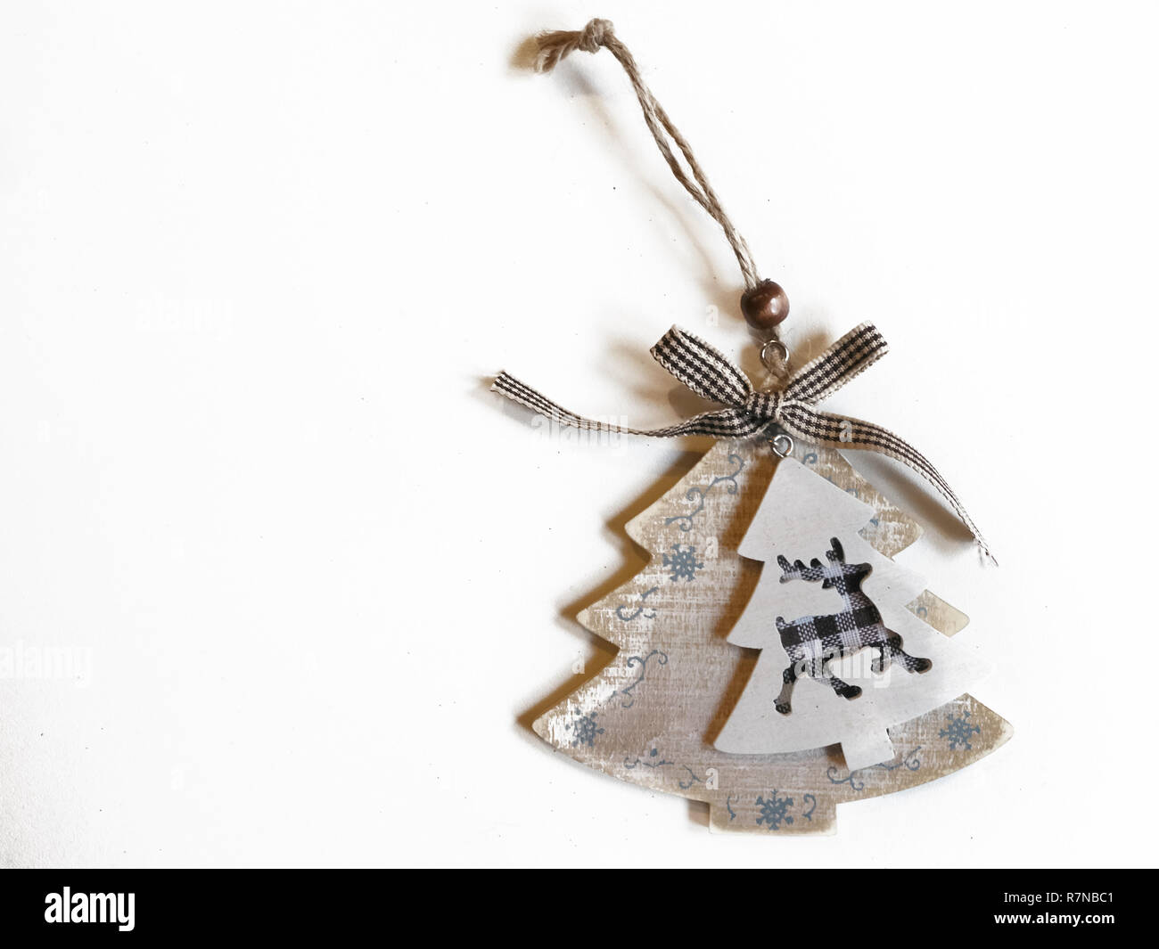 Shot of a decoration commonly used to adorn Christmas trees Stock Photo