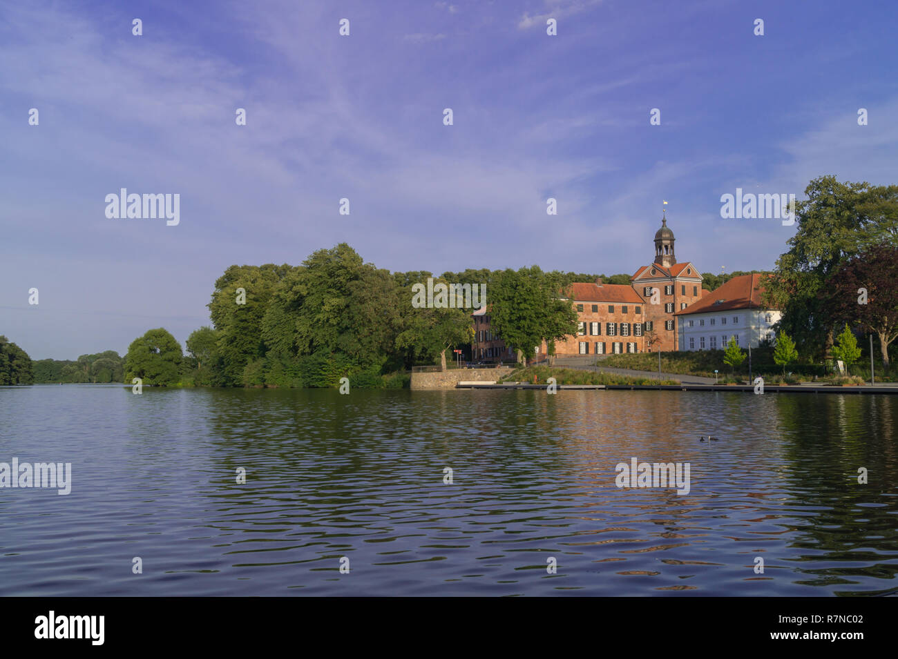 A look on the beautiful castle of Eutin in Germany. Stock Photo