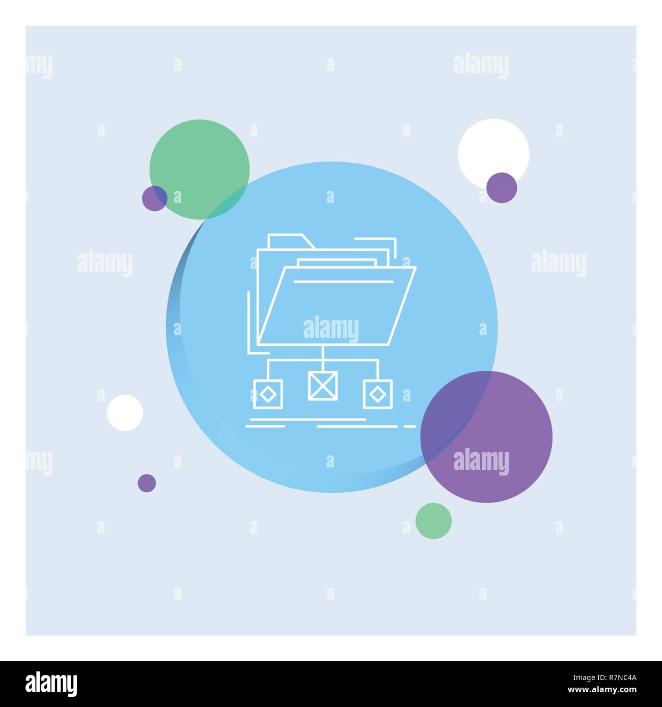 Backup Files Background Stock Vector Images Alamy