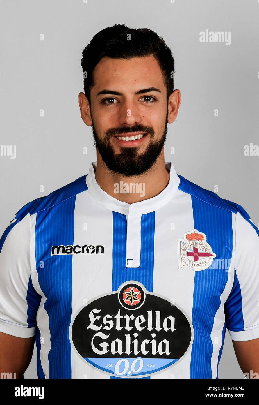 Spain - La Liga 123 2018-2019 / ( Real Club Deportivo de La Coruna ) -  Pablo Mari Villar Stock Photo - Alamy