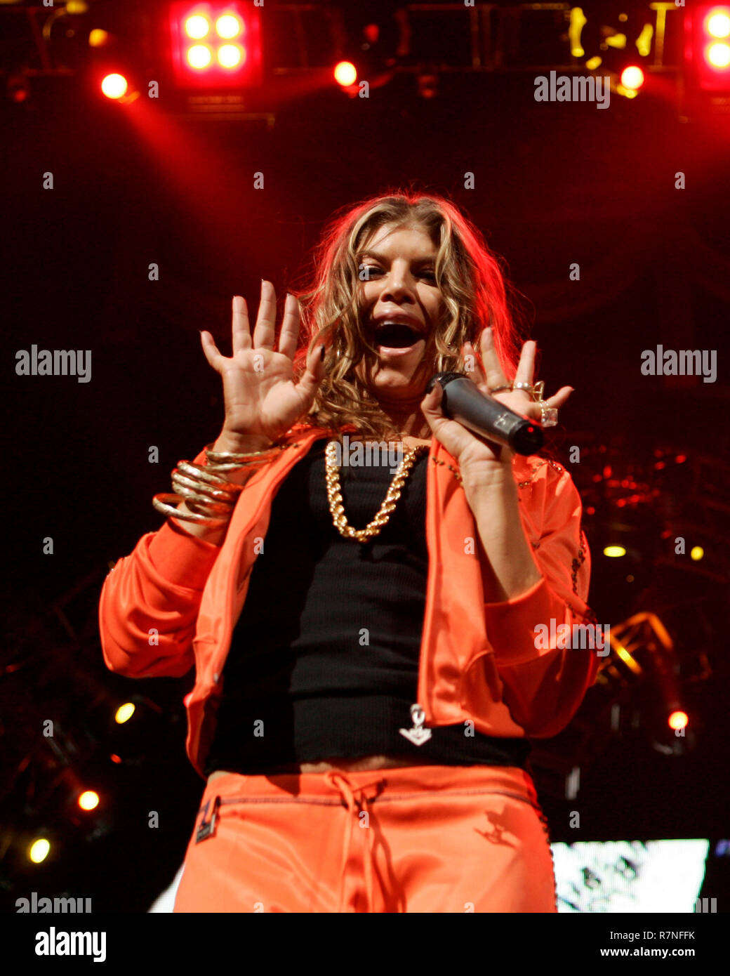 Fergie black eyed peas singer hires stock photography and images Alamy