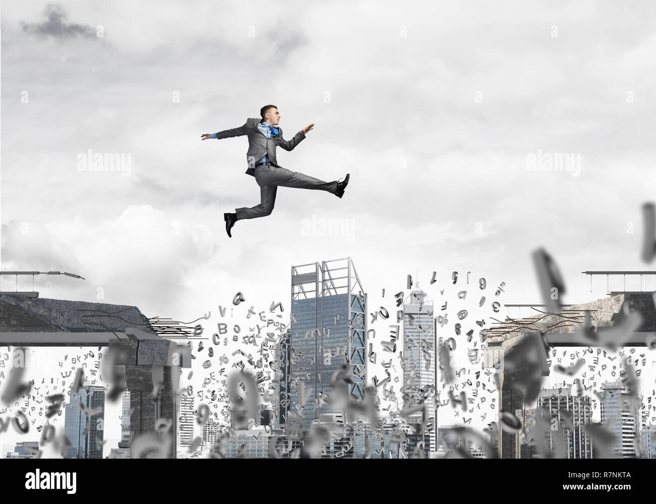 Problem and difficulties overcoming concept Stock Photo - Alamy