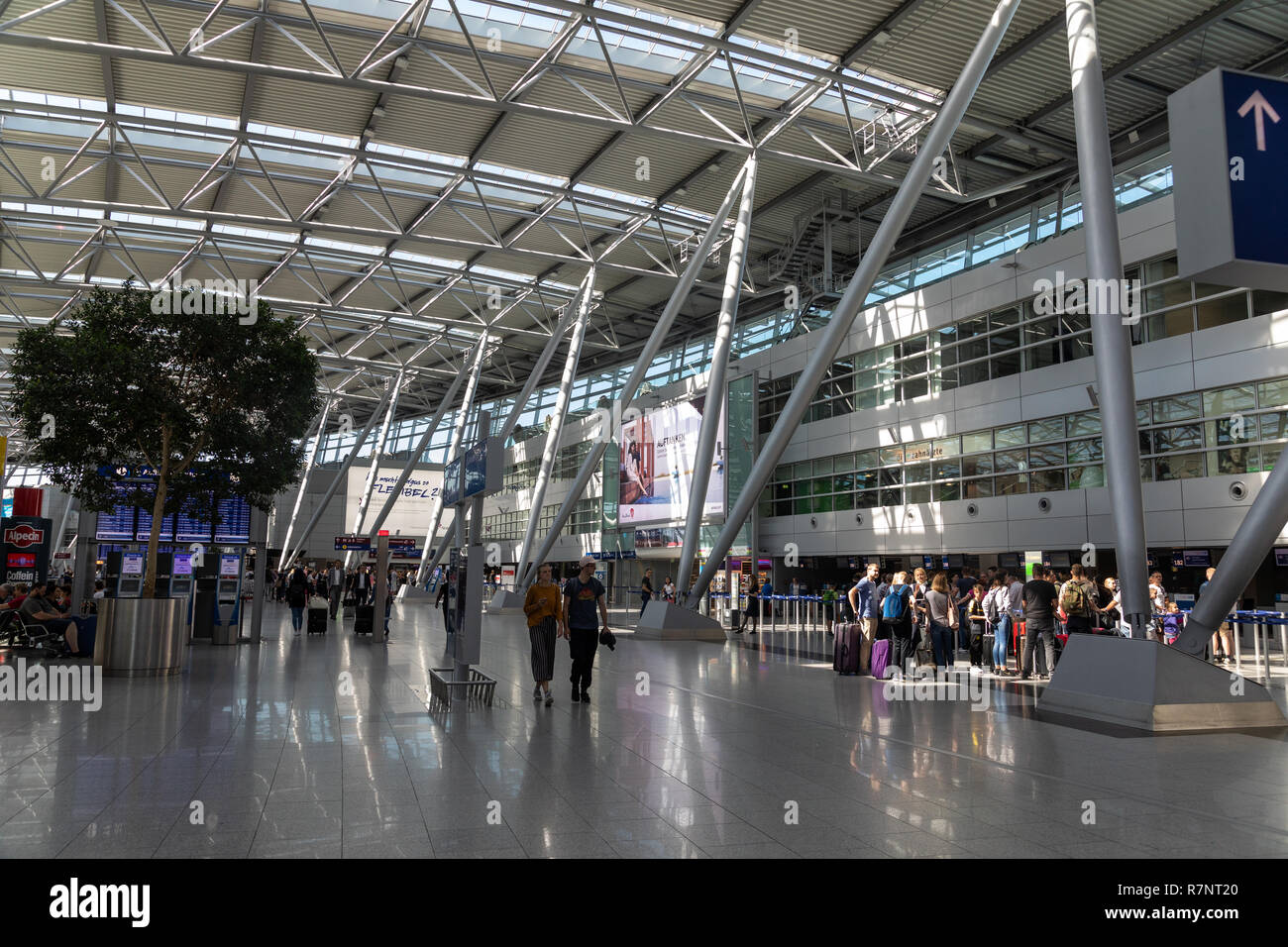 Dusseldorf airport interior hi-res stock photography and images - Alamy
