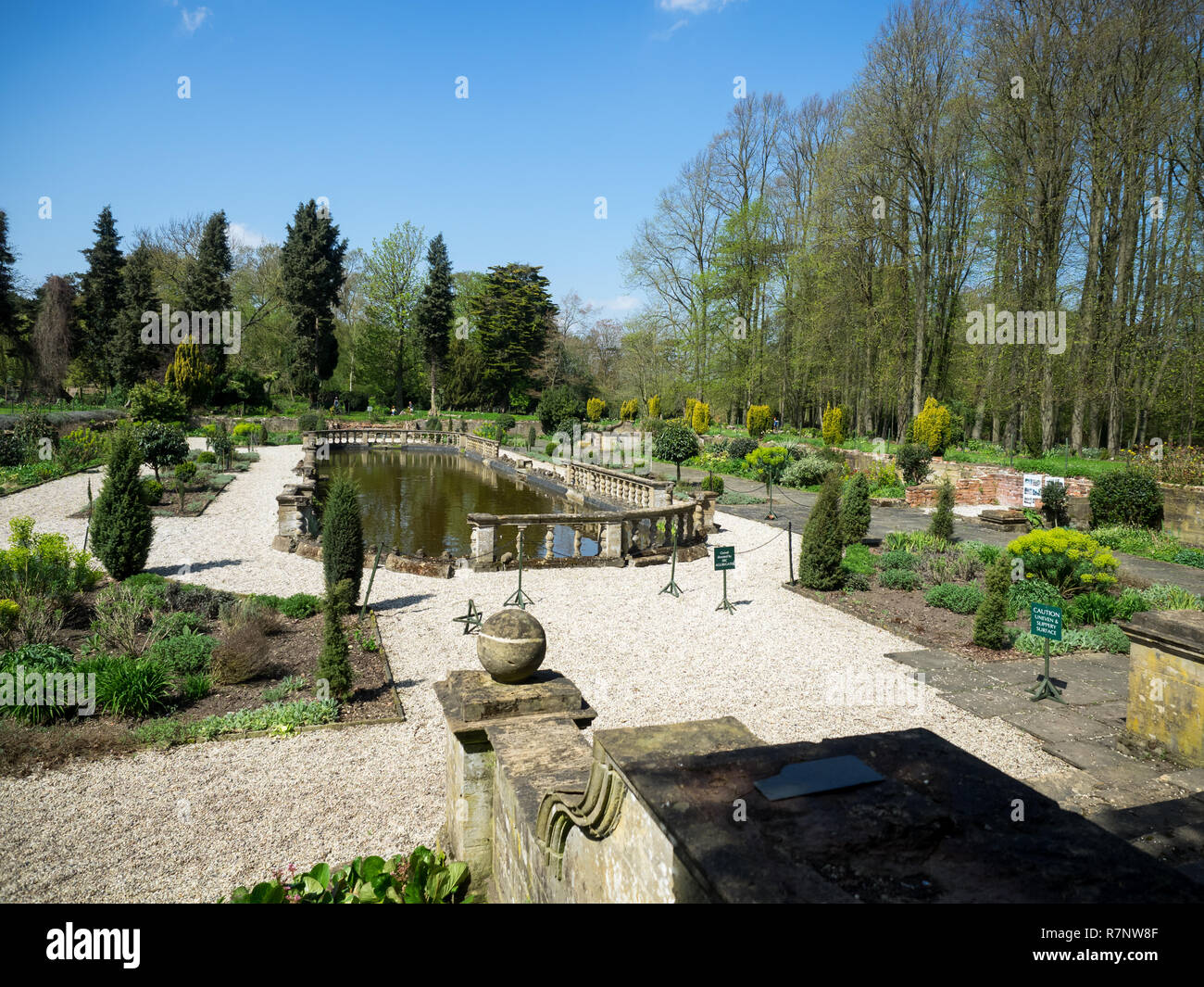 The Gardens of Easton Lodge, Little Easton, Dunmow CM6 2BD Stock Photo