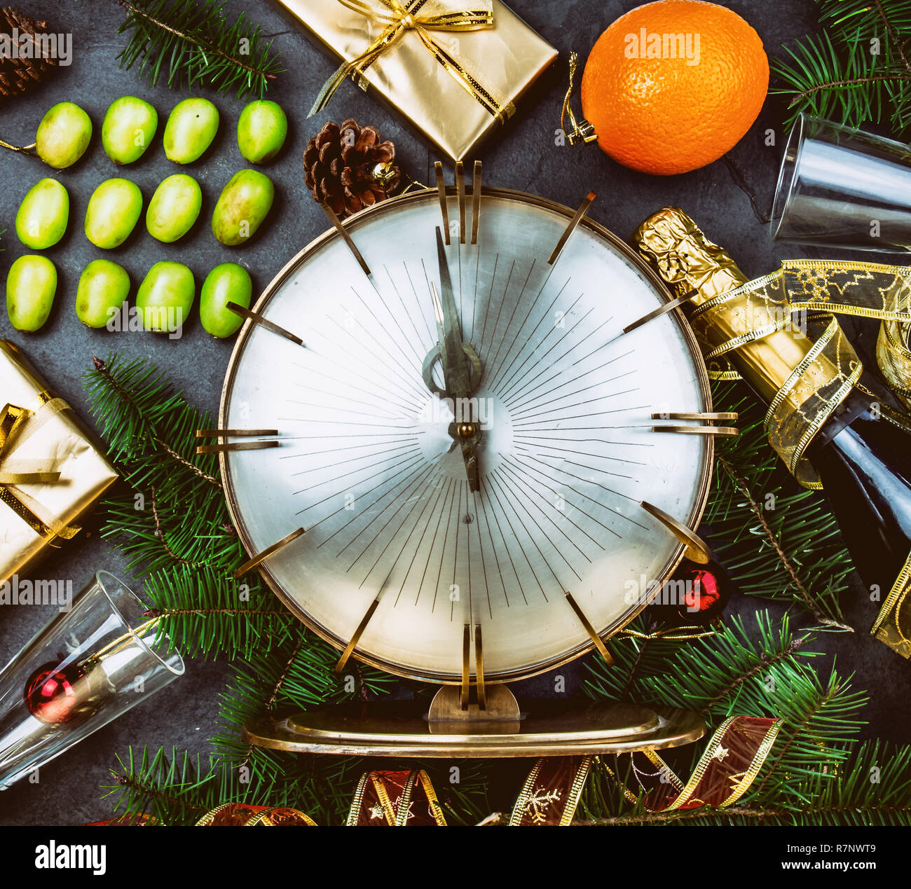 NEW YEAR TRADITION. Latin American and Spanish New Year traditional