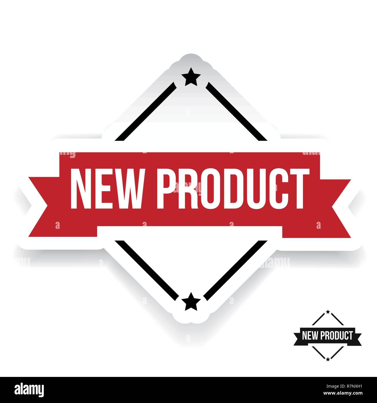 New Product label sign Stock Vector