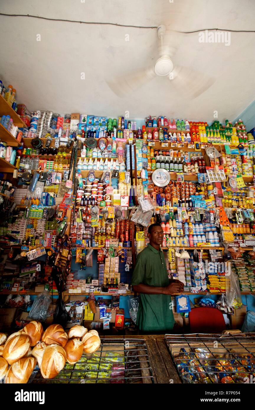 Senegal, Saint Louis, grocery store Stock Photo Alamy