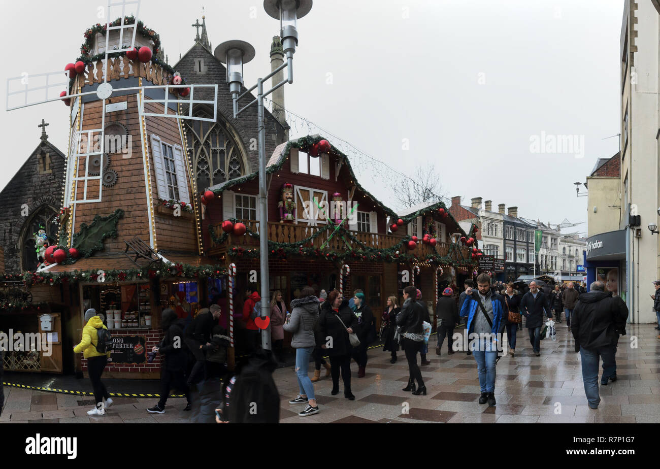 Cardiff christmas market stall hires stock photography and images Alamy