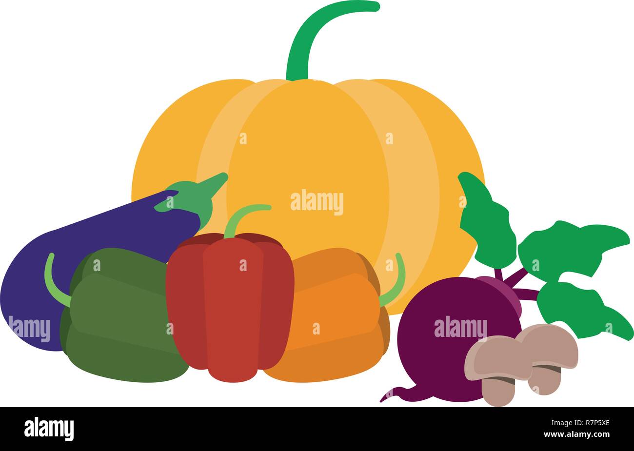 fruits and vegetables Stock Vector Image & Art - Alamy