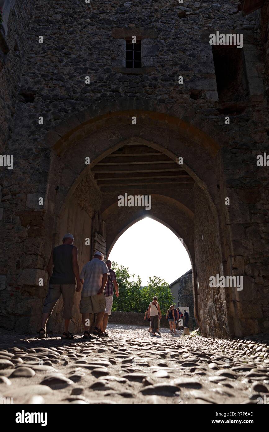 France, Ain, the medieval village of Pérouges, labeled the Most ...