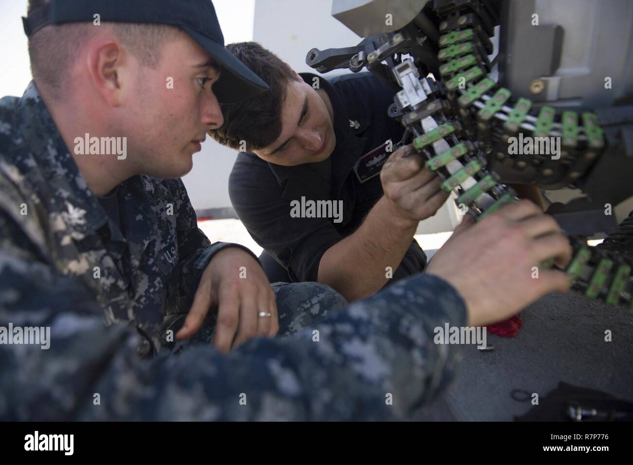 SAN DIEGO (March 29, 2017) Fire Controlman 3rd Class Mark Coghlan, from ...