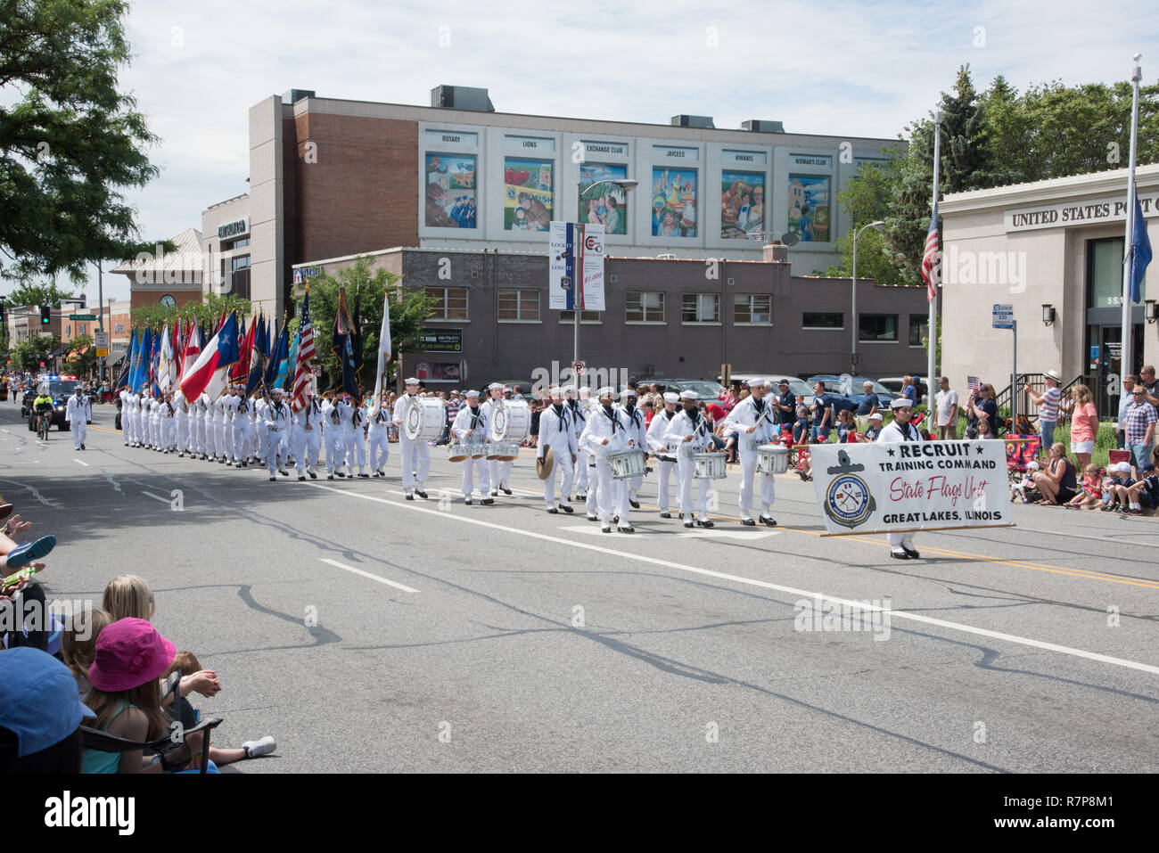 Naperville, Illinois, United StatesMay 29,2017 Memorial Day Parade