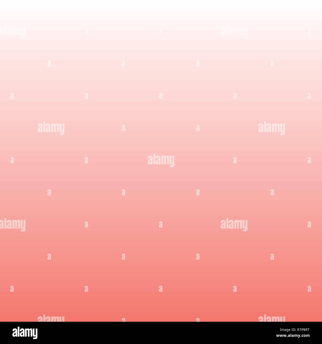 Simple vector image with Living Coral color gradient. Stock Vector