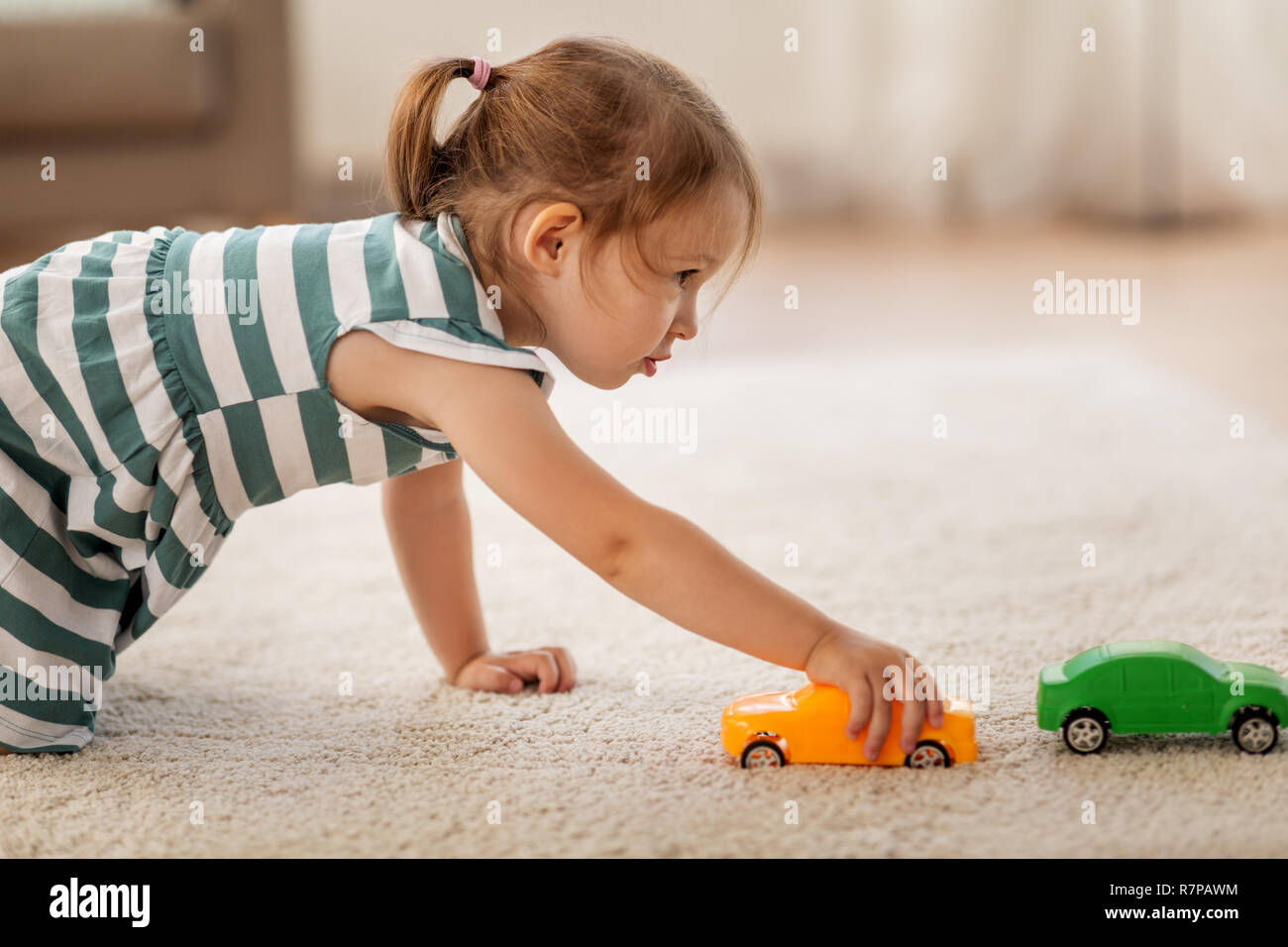 girl with toy