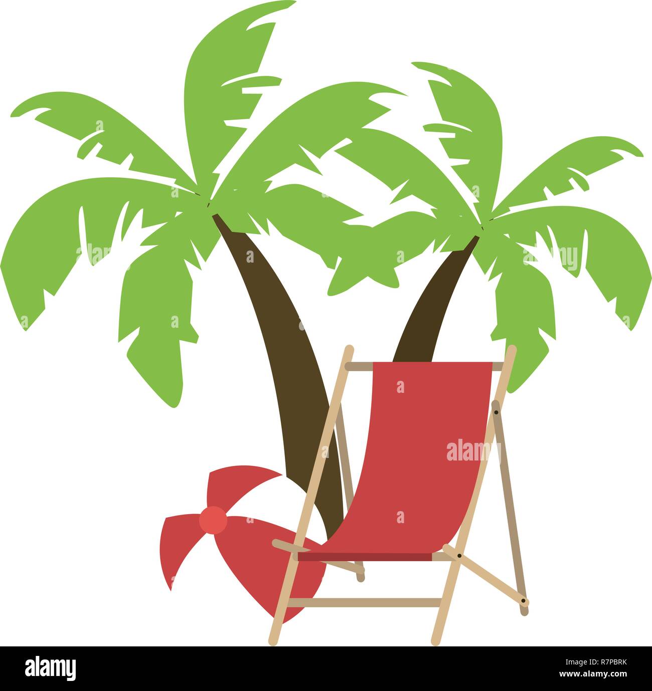 Beach and summer concept Stock Vector Image & Art - Alamy