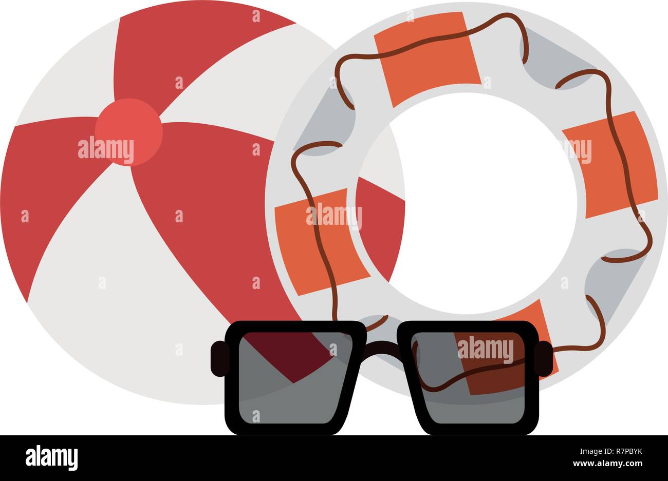 Beach and summer concept Stock Vector Image & Art - Alamy
