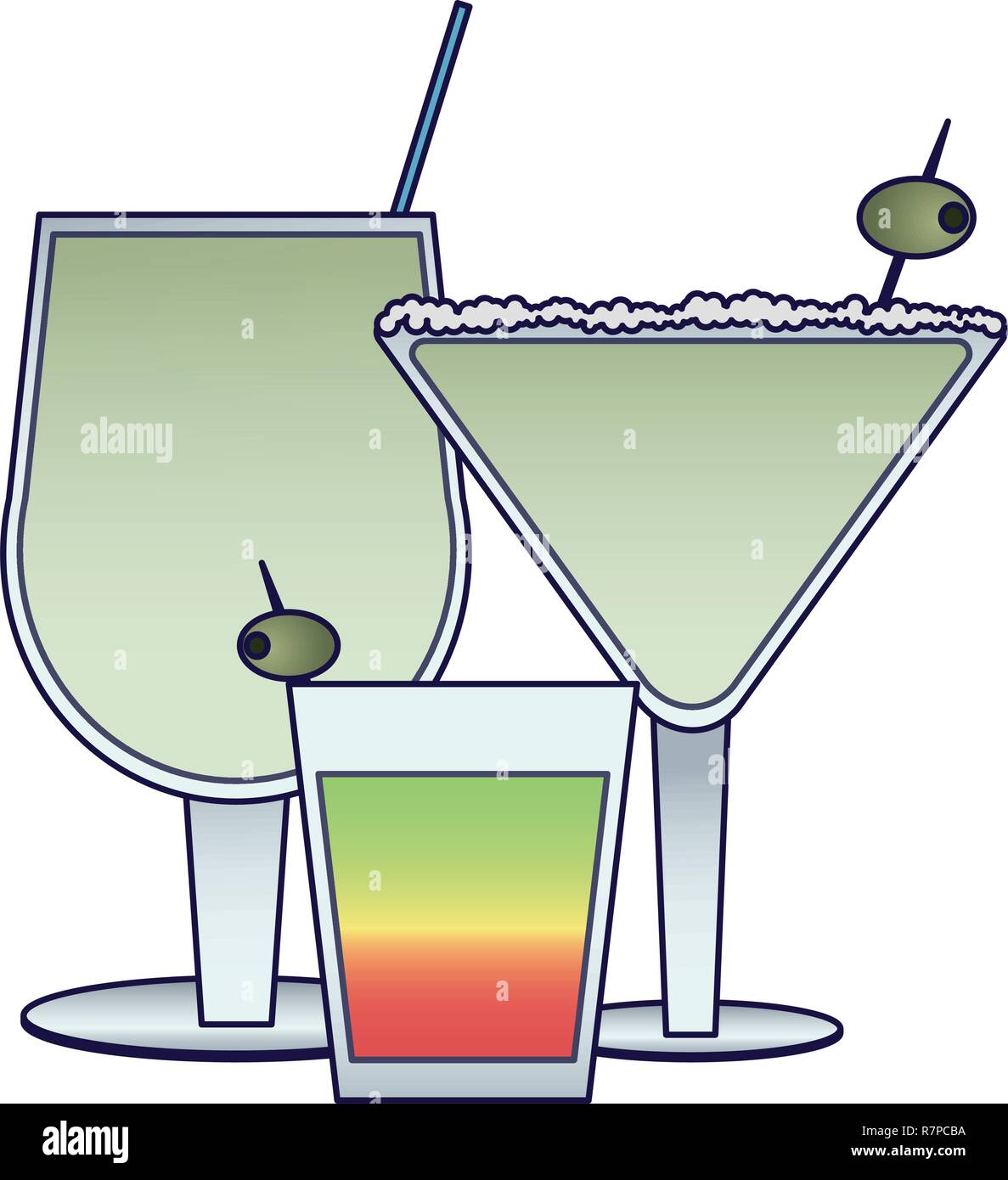 Cocktails and drinks Stock Vector Image & Art Alamy