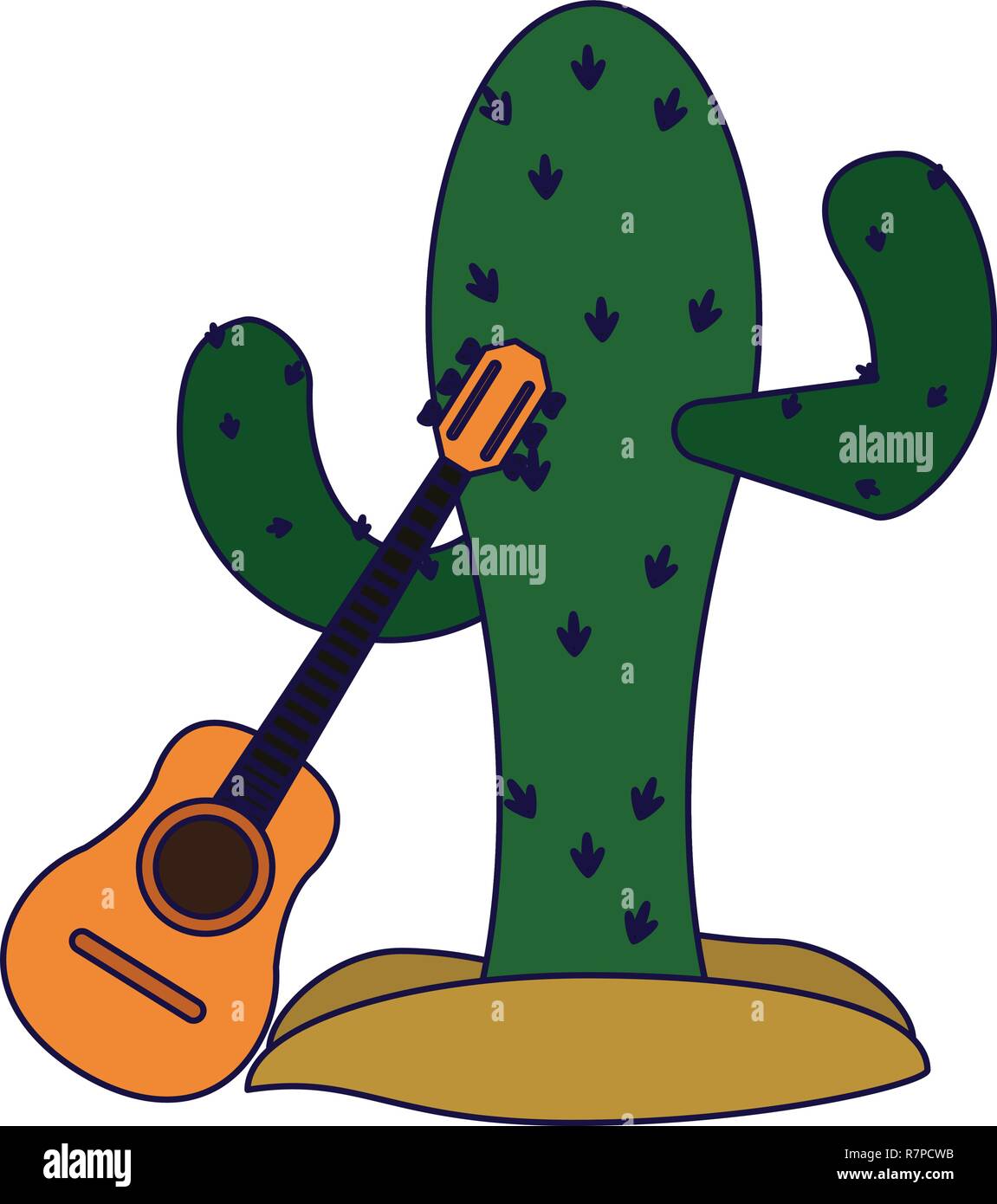 Classic cactus Stock Vector Images - Alamy