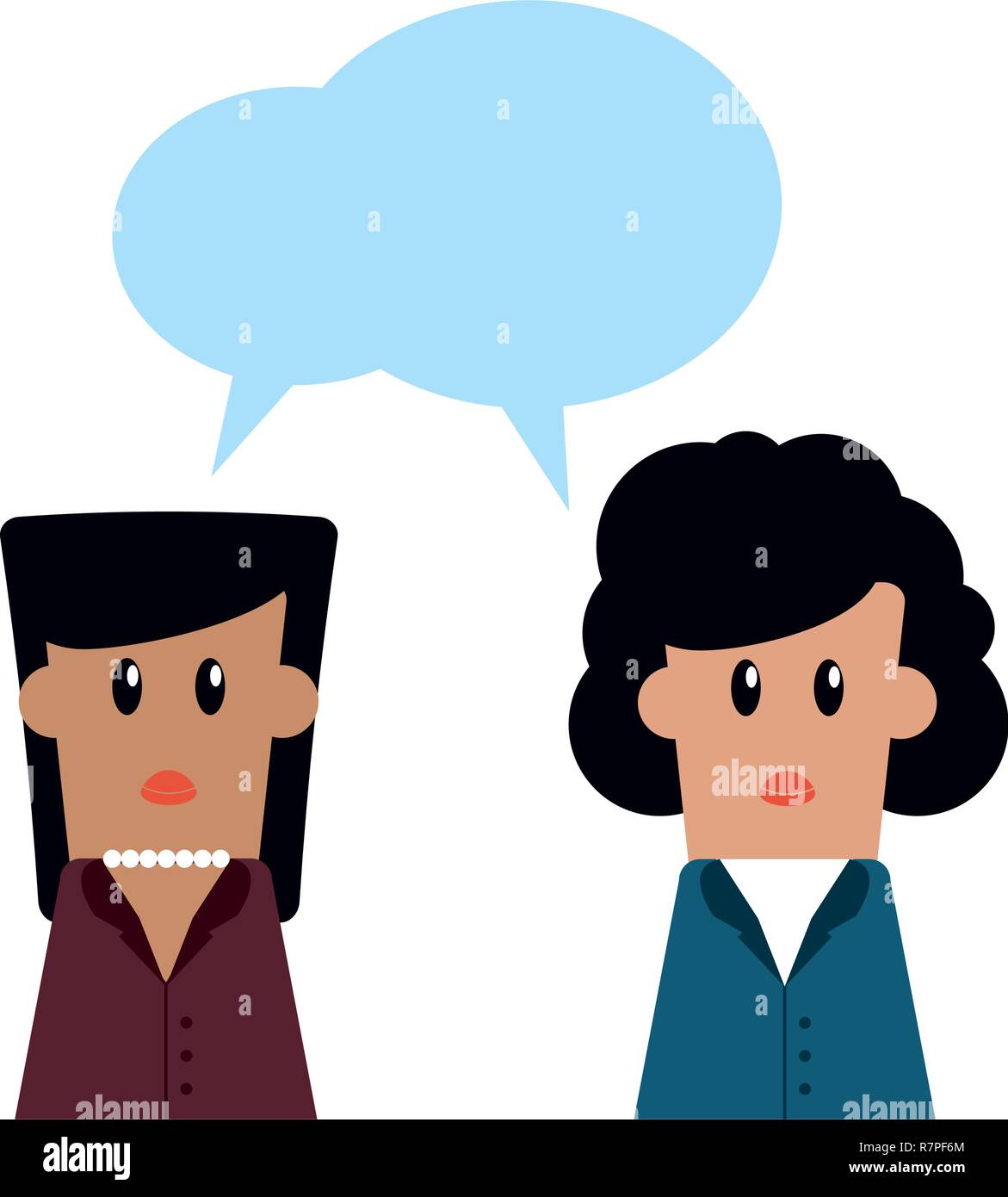Cartoon Girl Talking High Resolution Stock Photography and Images - Alamy