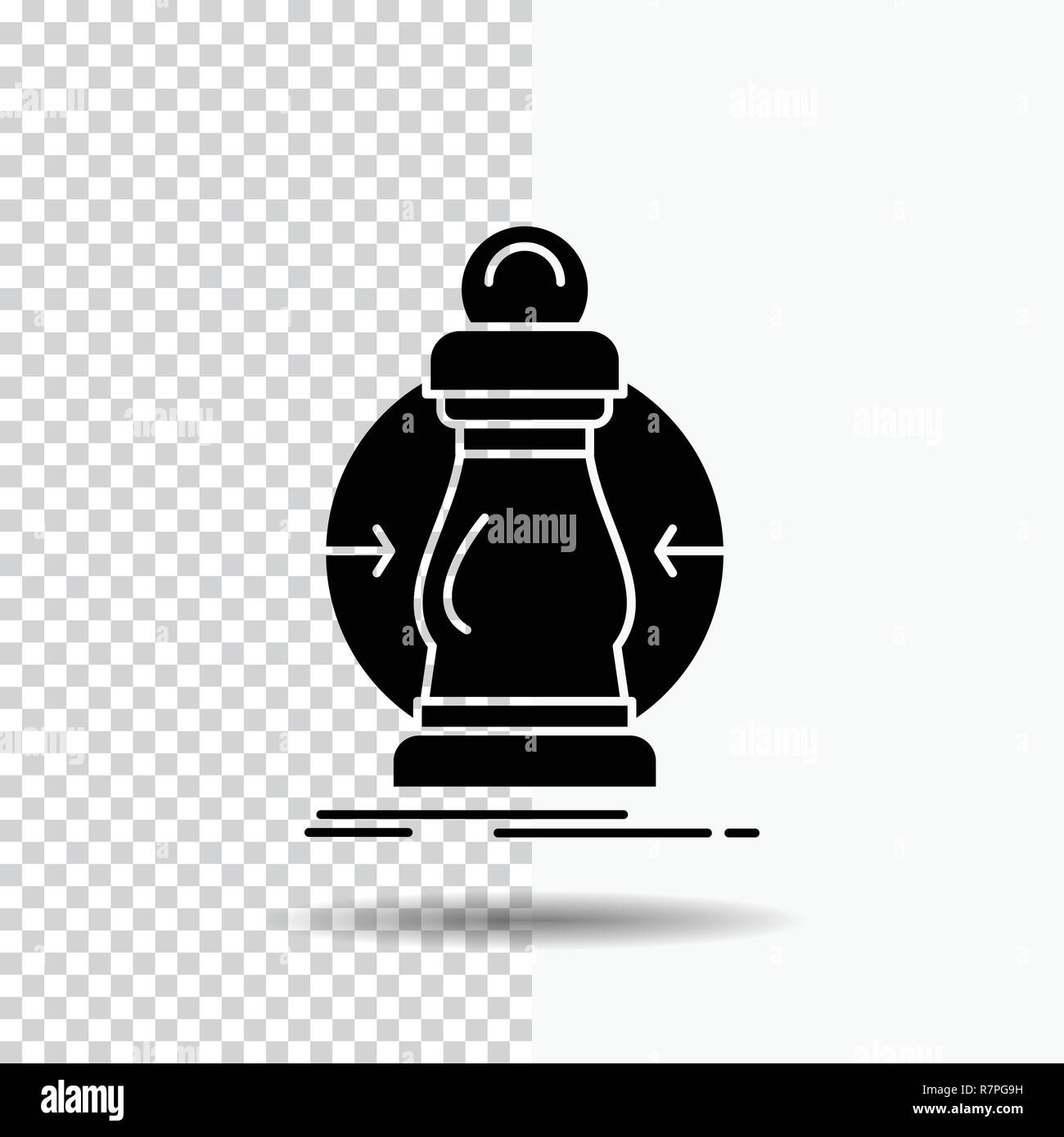 Consumption, cost, expense, lower, reduce Glyph Icon on Transparent