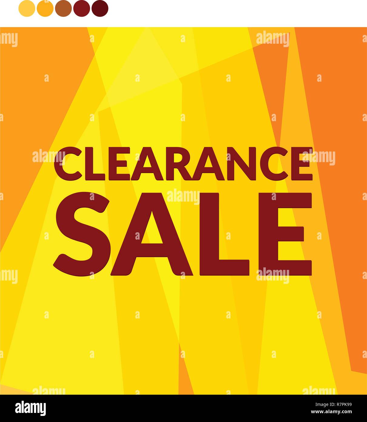 Sale banner template design clearance sale special offer Stock Vector