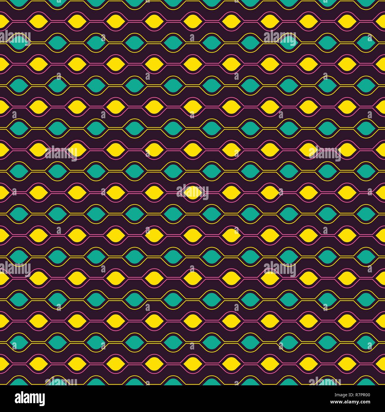 Geometric eye shape vector seamless pattern Stock Vector Image & Art
