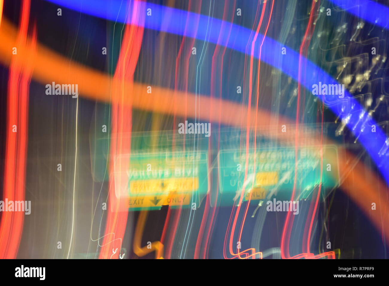 Universal City, Los Angeles Traffic Lights Stock Photo Alamy