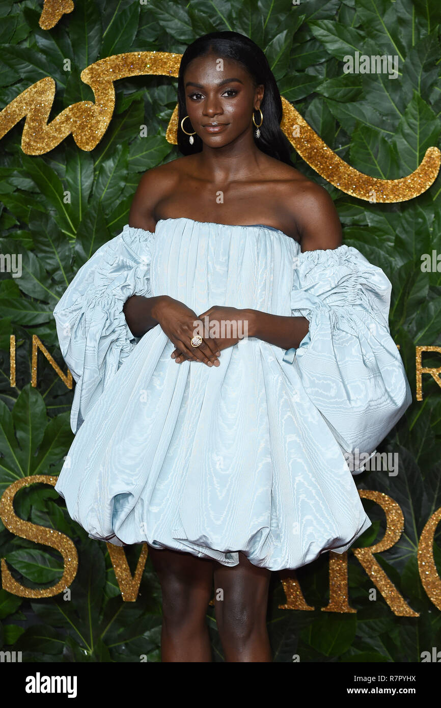 London, UK. 10th Dec 2018. Dina Asher Smith at The Fashion Awards 2018 at the Royal Albert Hall, London. Picture: Steve Vas/Featureflash Credit: Paul Smith/Alamy Live News Stock Photo