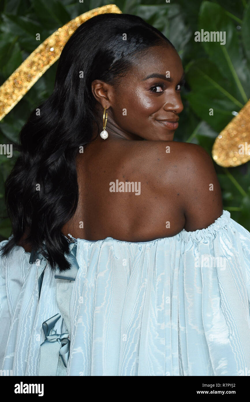 London, UK. 10th Dec 2018. Dina Asher Smith at The Fashion Awards 2018 at the Royal Albert Hall, London. Picture: Steve Vas/Featureflash Credit: Paul Smith/Alamy Live News Stock Photo