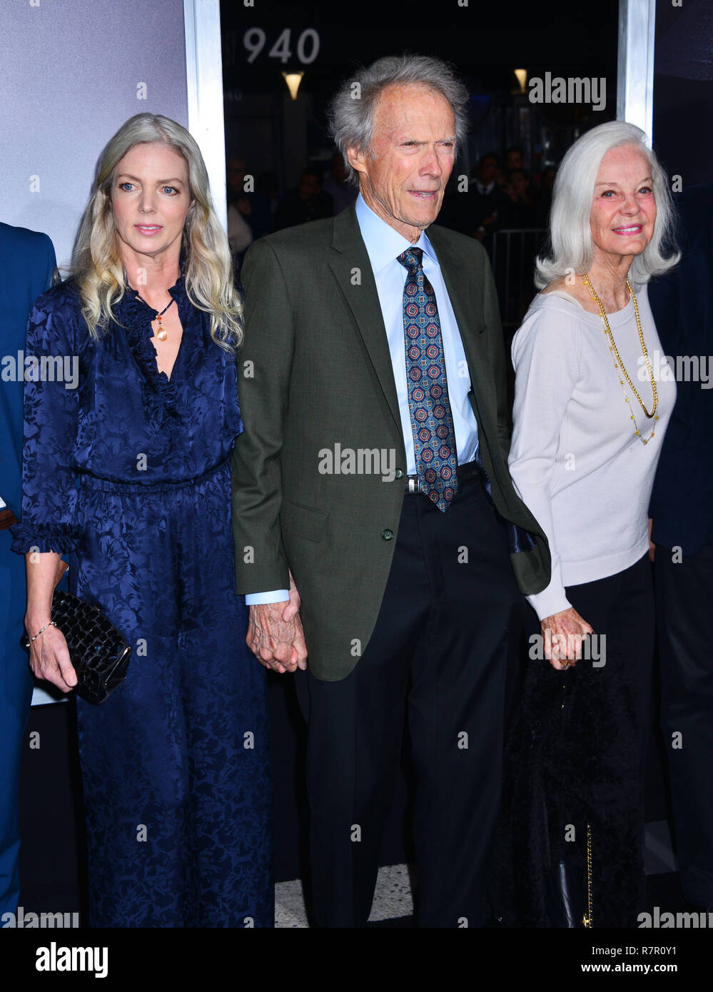 Westwood, California, USA. 10th Dec 2018. Clint Eastwood and Christina Sandera 219 attends Warner Bros. Pictures World Premiere Of 'The Mule' at Regency Village Theatre on December 10, 2018 in Westwood, California. Credit: Tsuni / USA/Alamy Live News Stock Photo