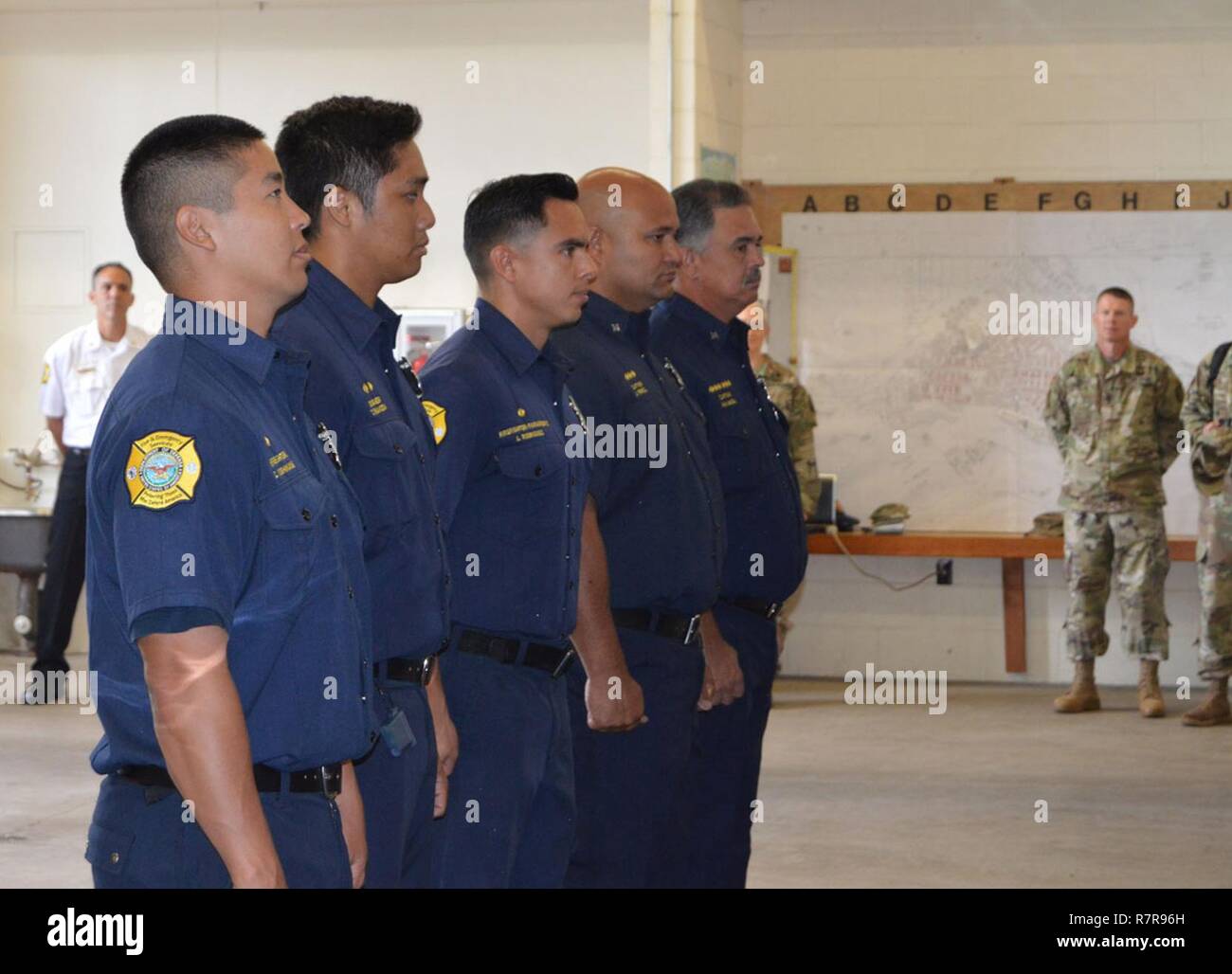SCHOFIELD BARRACKS — A team of federal firefighters stationed here received Lifesaving Awards
