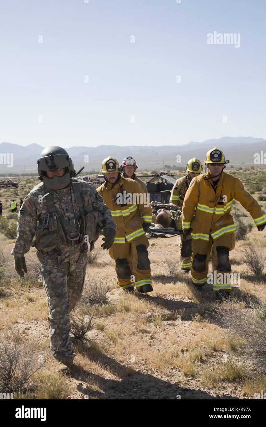 Fire and Emergency Services personnel from Marine Corps Logistics Base