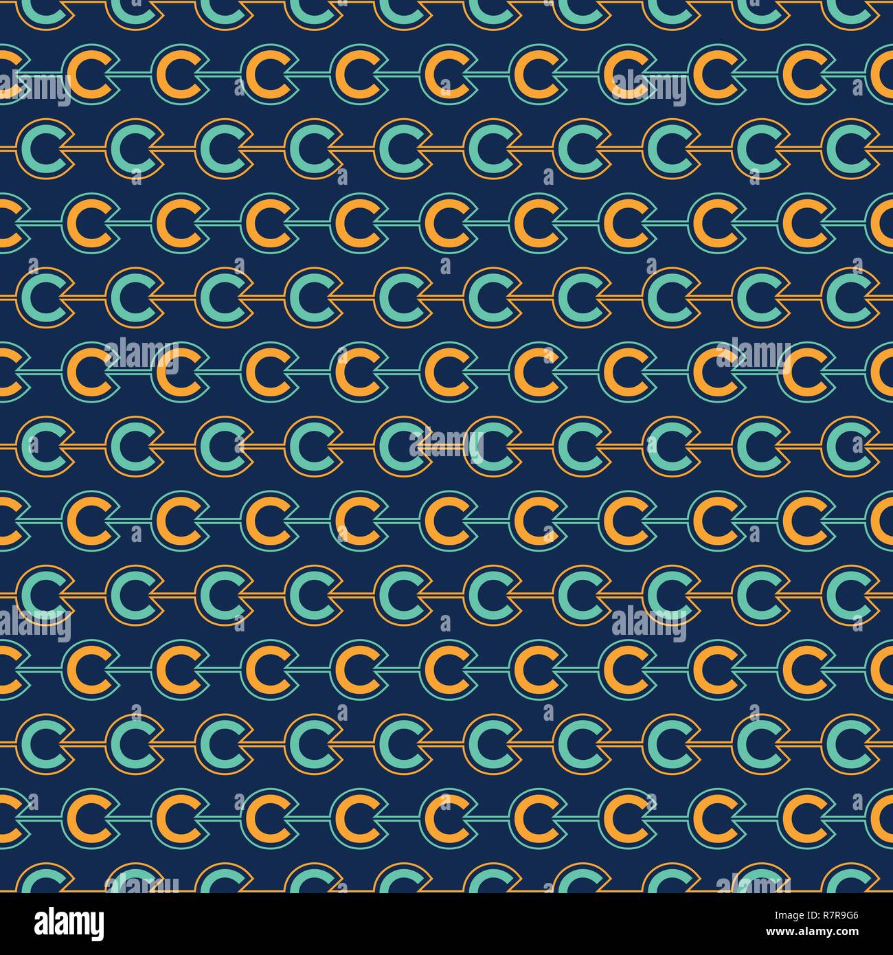 Alphabet letter C vector seamless pattern Stock Vector Image & Art - Alamy